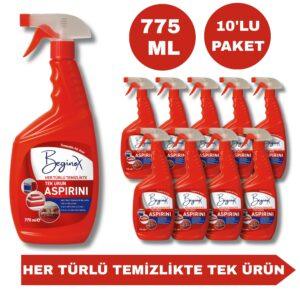 BEGİNOX Aspirini 775 ml 10'lu Paket (Ekonomik Paket)