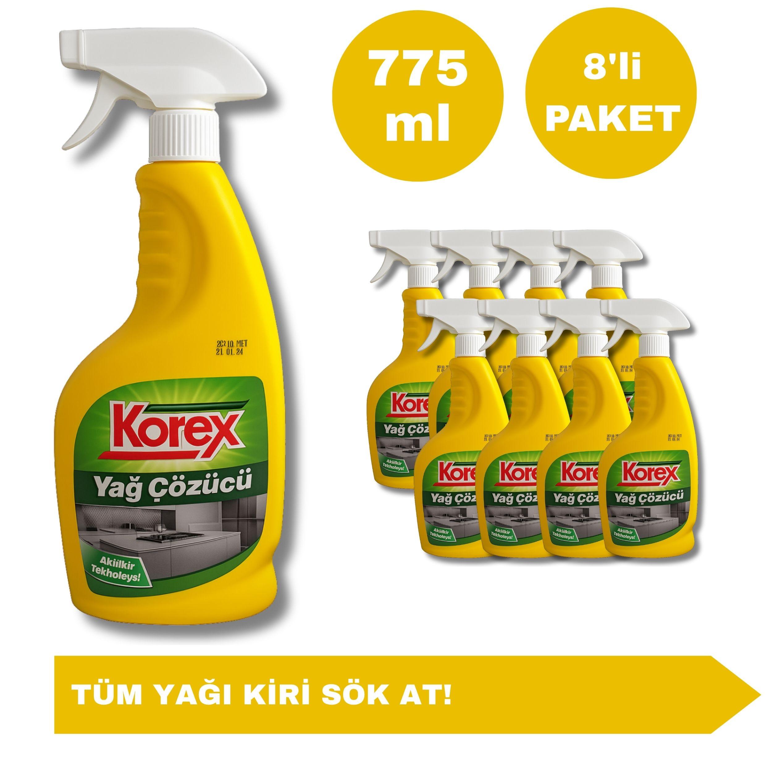 Yağ Çözücü -775 ml (8'li Avantaj Paket)